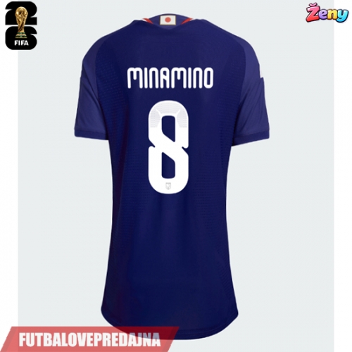 Lacne Ženy Futbalové dres Japonsko Takumi Minamino #8 MS 2026 Krátky Rukáv - Domáci